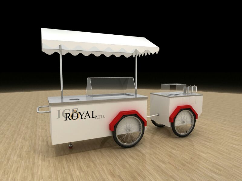 Ice cream carts and stands